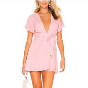 REVOLVE Superdown Tyler Plunge V-neck Dress